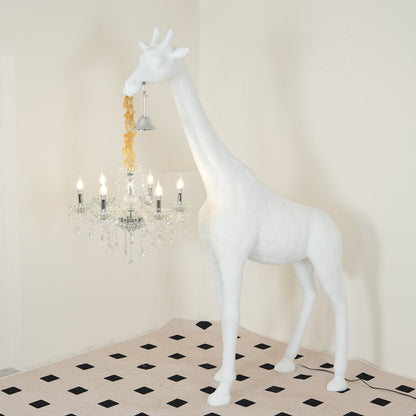 Giraffe Sculpture Free-standing Lamp Floor Lamp