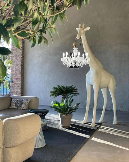 Giraffe Sculpture Free-standing Lamp Floor Lamp