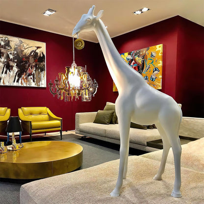 Giraffe Sculpture Free-standing Lamp Floor Lamp