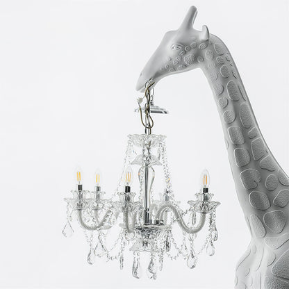 Giraffe Sculpture Free-standing Lamp Floor Lamp