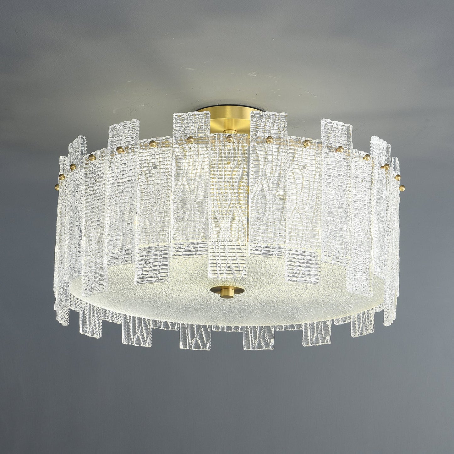Glacier Cascade Ceiling Light