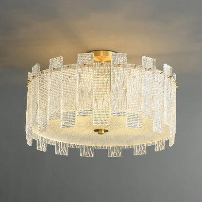 Glacier Cascade Ceiling Light