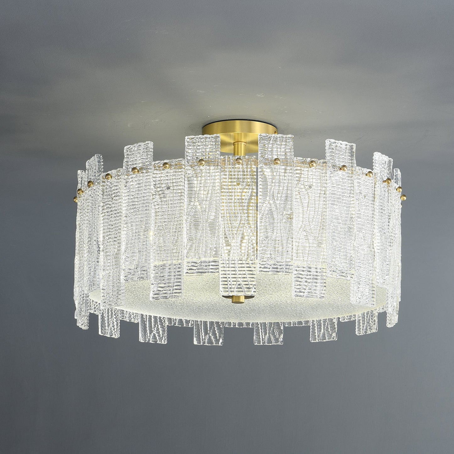 Glacier Cascade Ceiling Light