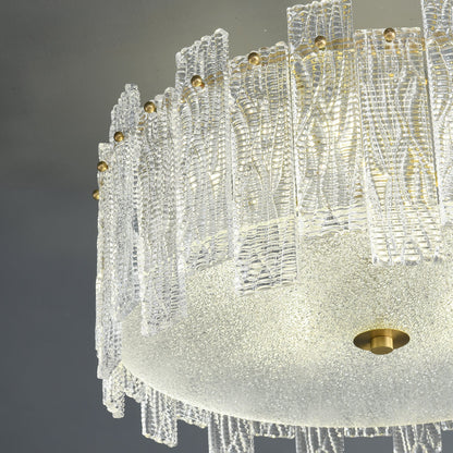 Glacier Cascade Ceiling Light