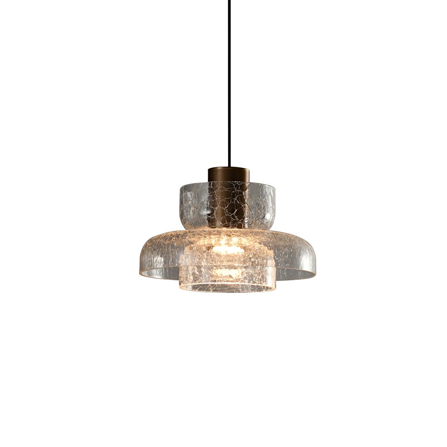 Glacier Crackle Glass Houselight Pendant Lamp