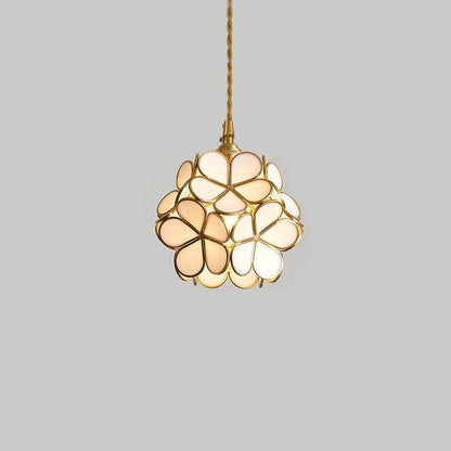 Glass Petal Drop light Pendant Light