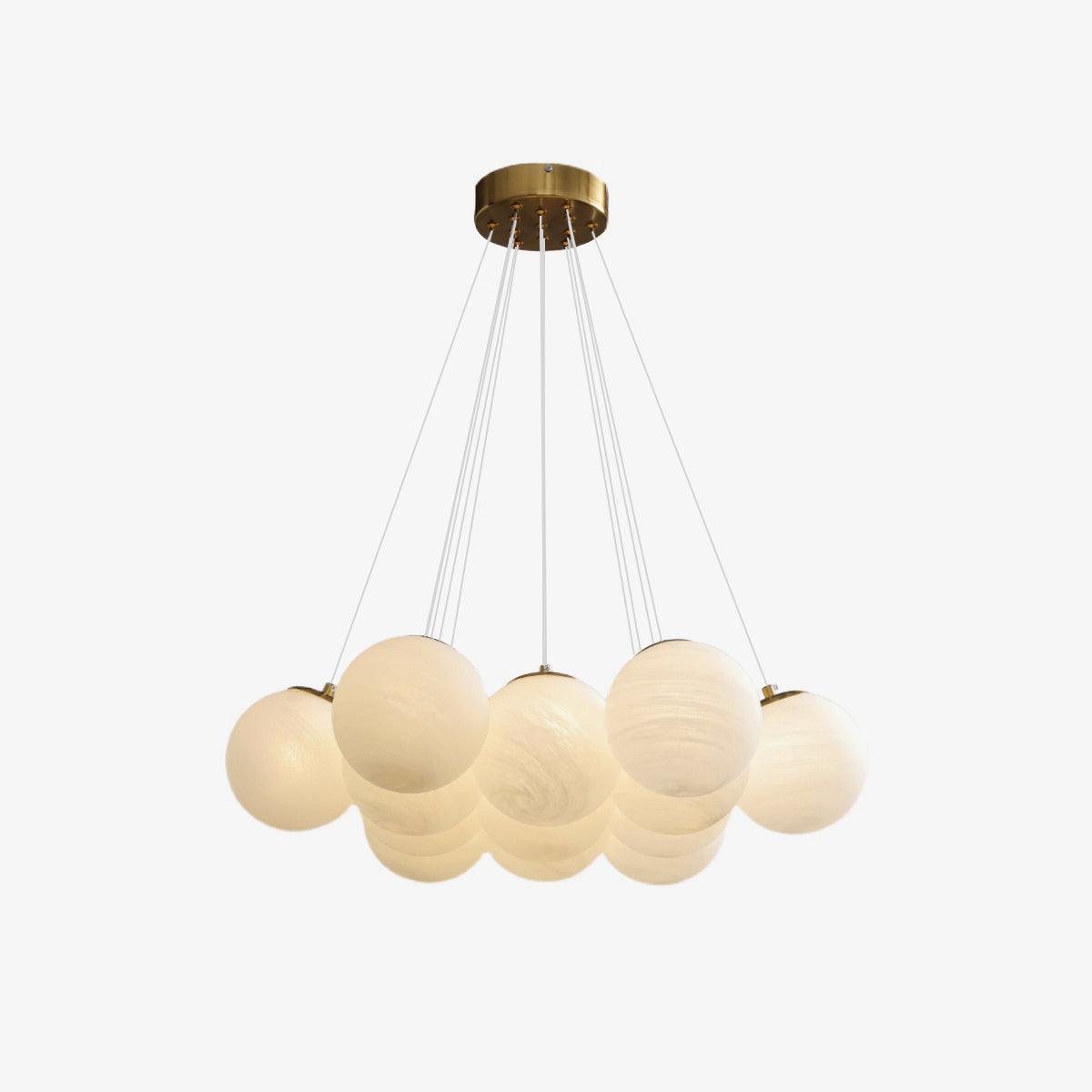 Glass Cluster Pendant light Chandelier