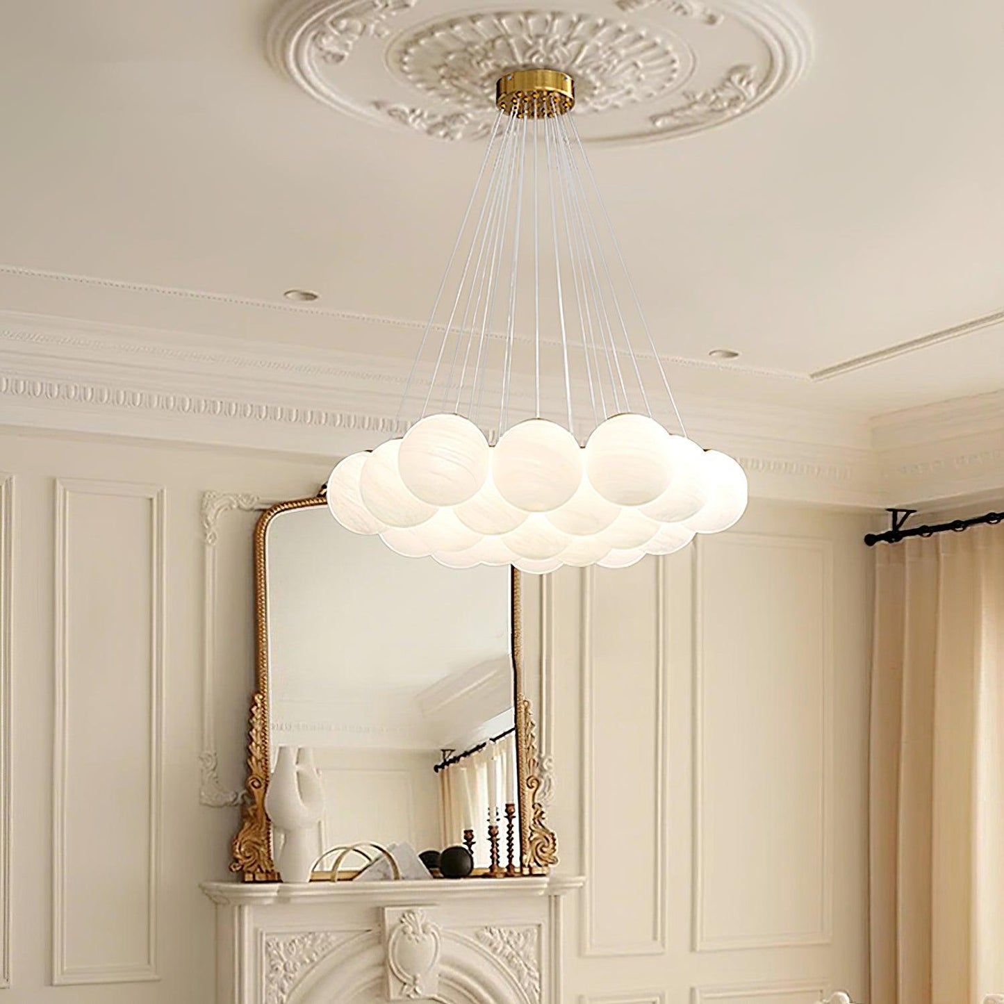 Glass Cluster Pendant light Chandelier