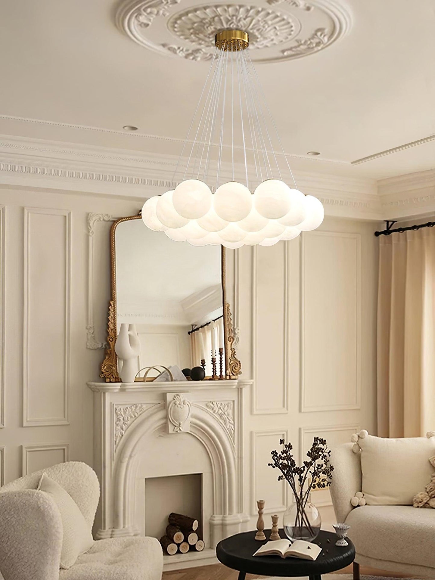 Glass Cluster Pendant light Chandelier