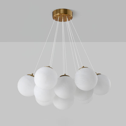 Glass Cluster Pendant light Chandelier