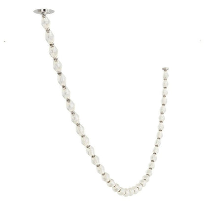 Glass Chain Chandelier