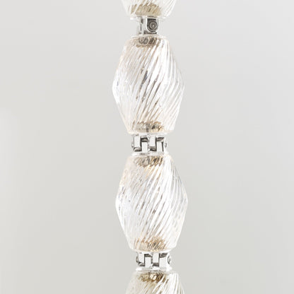 Glass Chain Chandelier