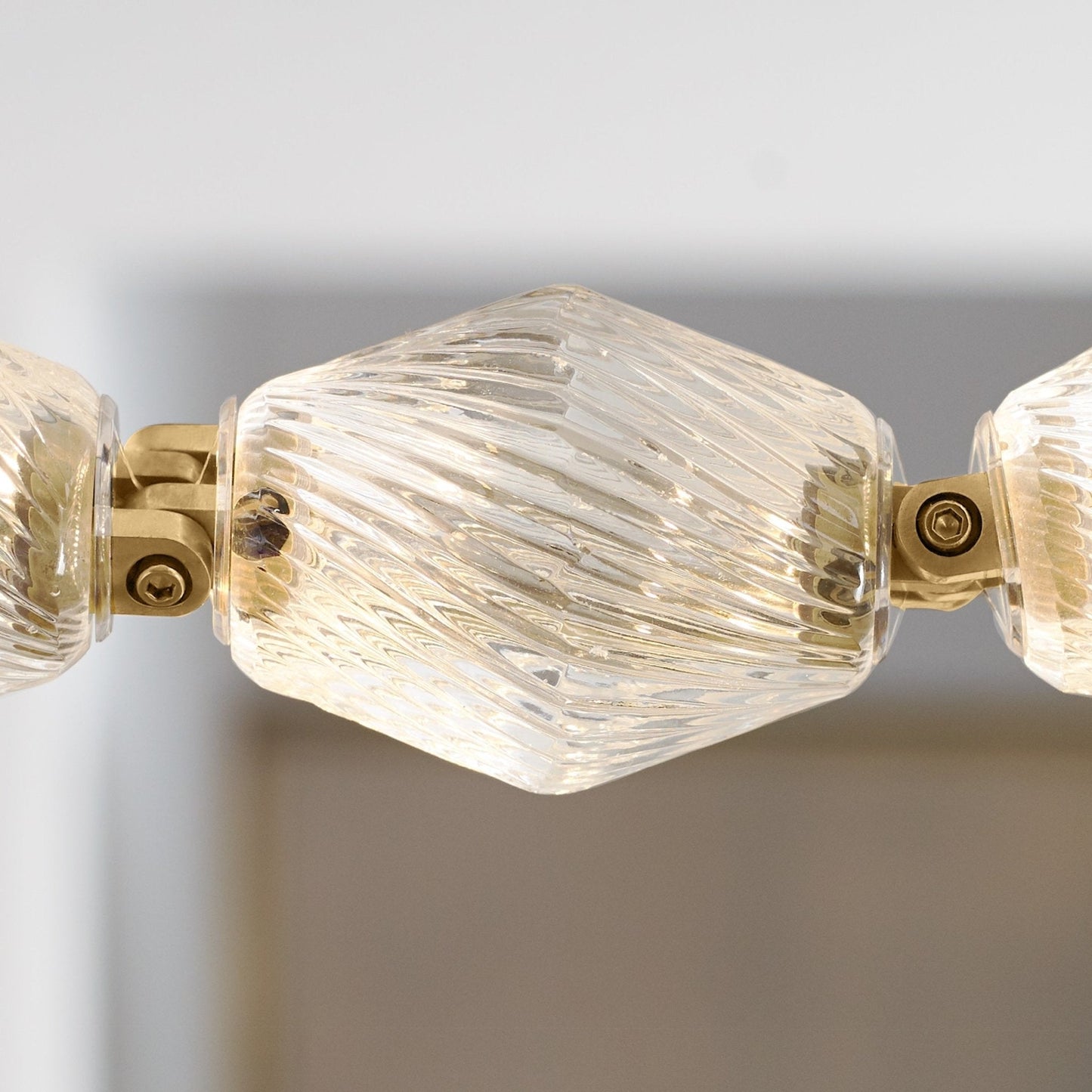 Glass Chain Chandelier