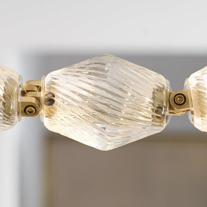 Glass Chain Chandelier
