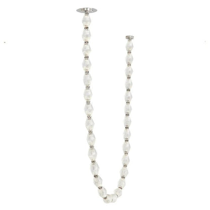 Glass Chain Chandelier