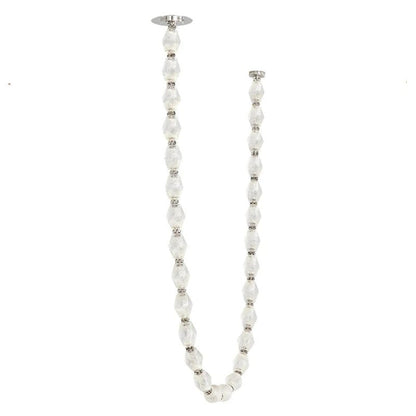 Glass Chain Chandelier