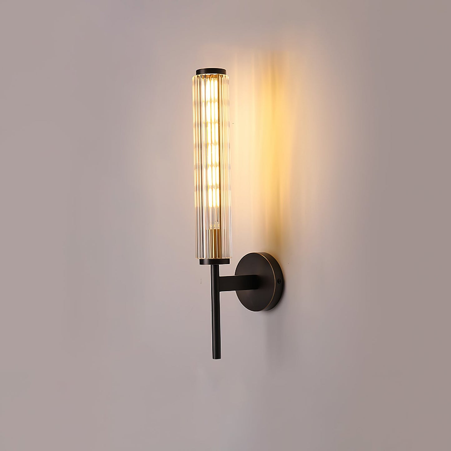 Glass Linear Brass Wall light fixture Wall Light