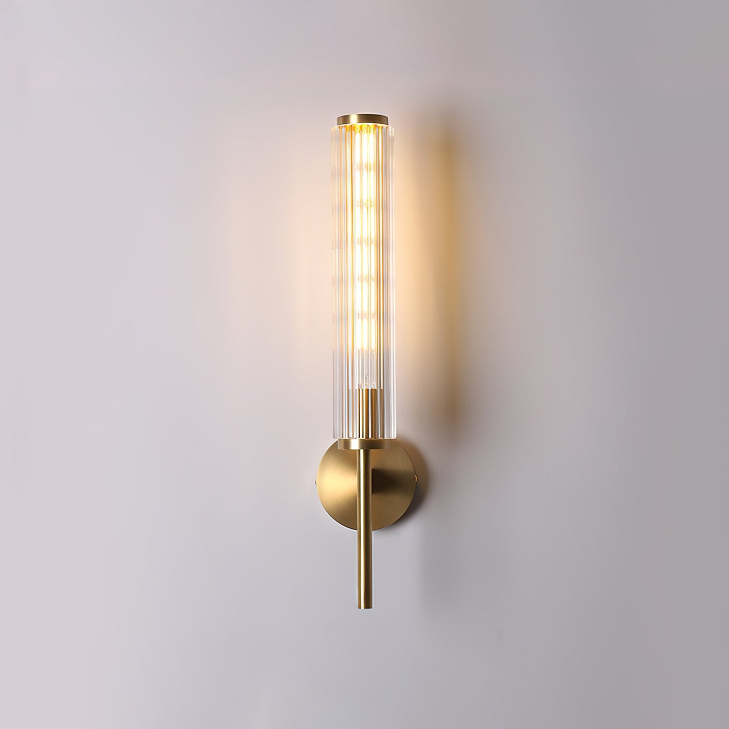 Glass Linear Brass Wall light fixture Wall Light