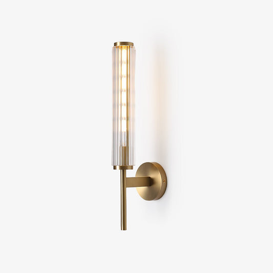 Glass Linear Brass Wall light fixture Wall Light