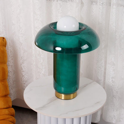 Glass Mushroom Side table lamp Table Lamp