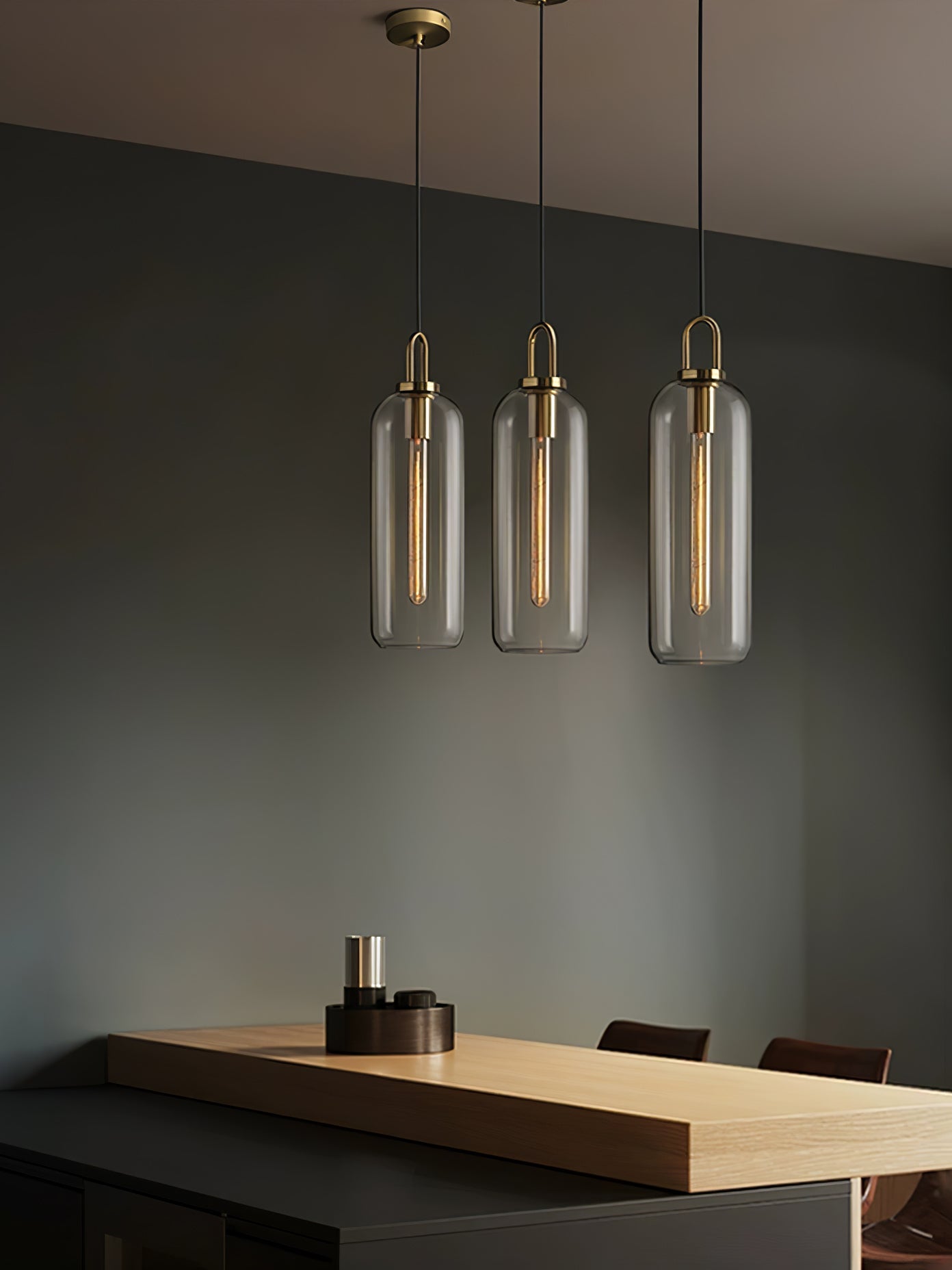 Pendulum Glass Droplight Pendant Lamp