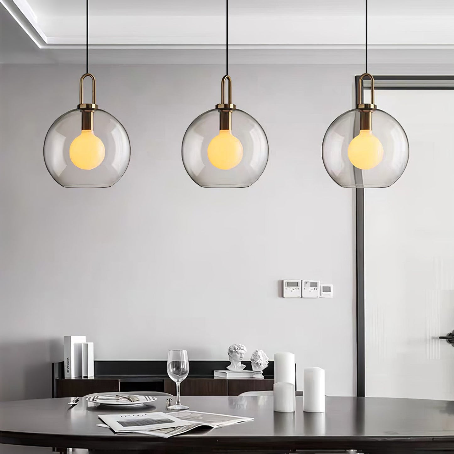 Pendulum Glass Droplight Pendant Lamp