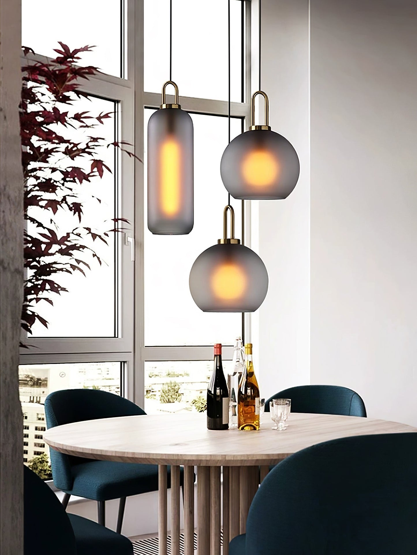 Pendulum Glass Droplight Pendant Lamp