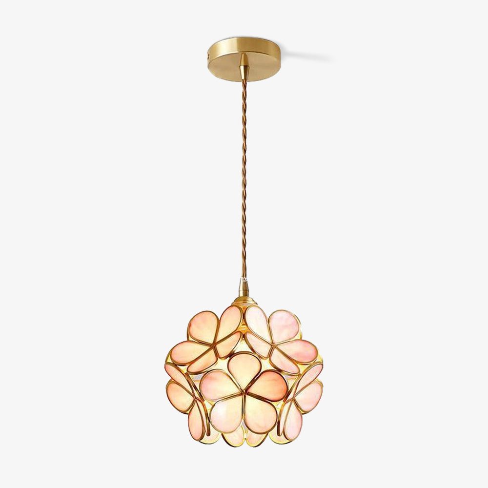 Glass Petal Drop light Pendant Light