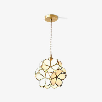 Glass Petal Drop light Pendant Light