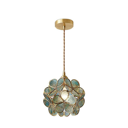 Glass Petal Drop light Pendant Light