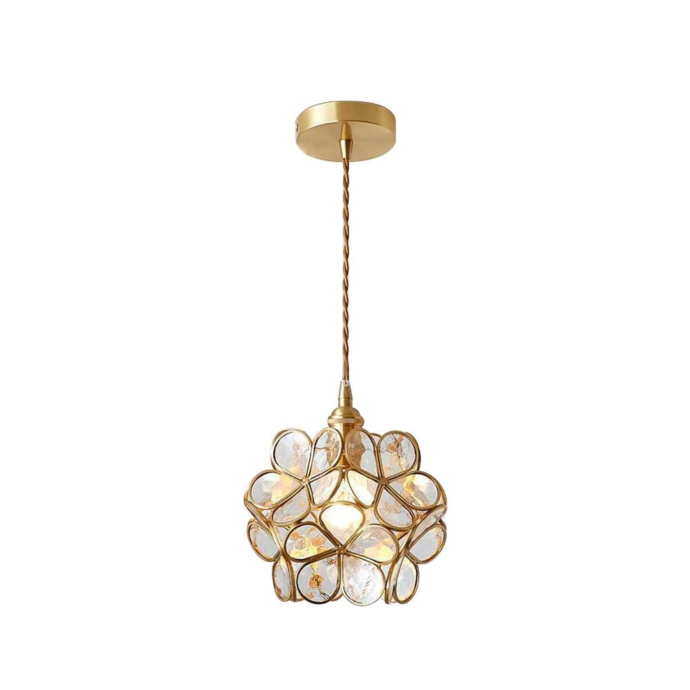 Glass Petal Drop light Pendant Light