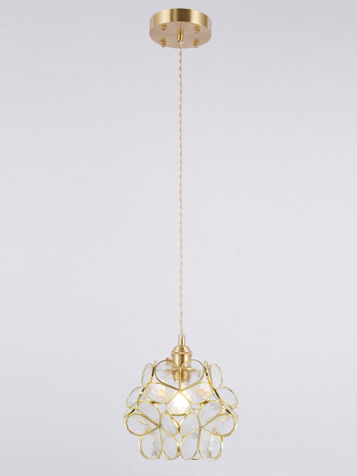 Glass Petal Drop light Pendant Light