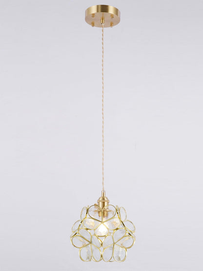 Glass Petal Drop light Pendant Light