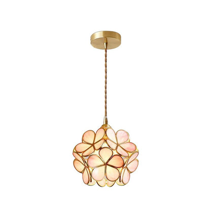 Glass Petal Drop light Pendant Light