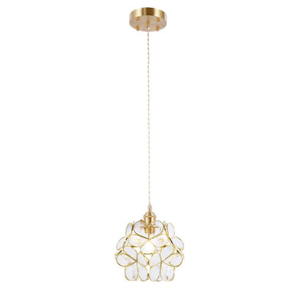 Glass Petal Drop light Pendant Light