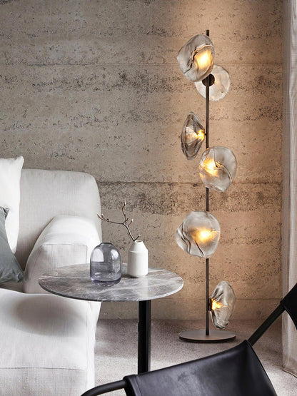 Glass Mesh Petals Floor-mounted Lamp Floor Lamp