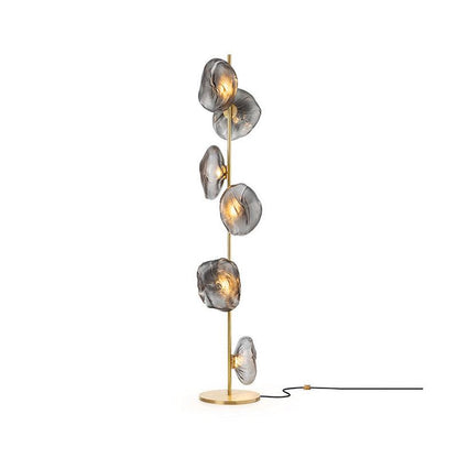 Glass Mesh Petals Floor-mounted Lamp Floor Lamp