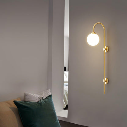 Globe Brass Wall-mounted lamp Wall Sconce