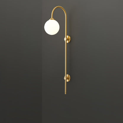 Globe Brass Wall-mounted lamp Wall Sconce