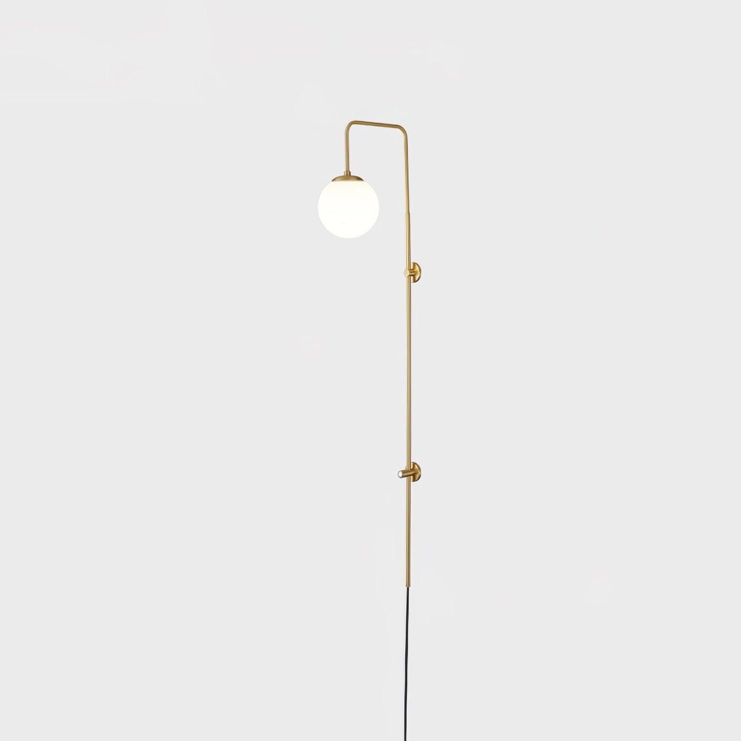 Globe Brass Plug-in Bracket light Wall Sconce