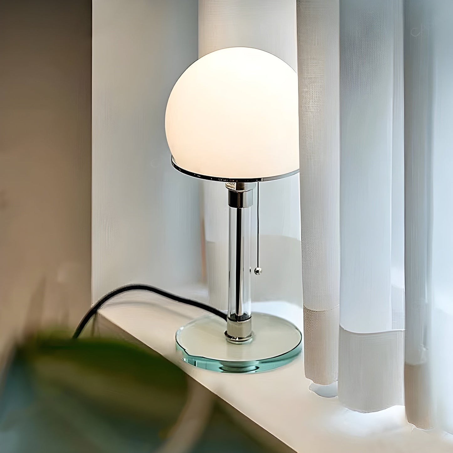 Globe Glass Bedside lamp Table Lamp