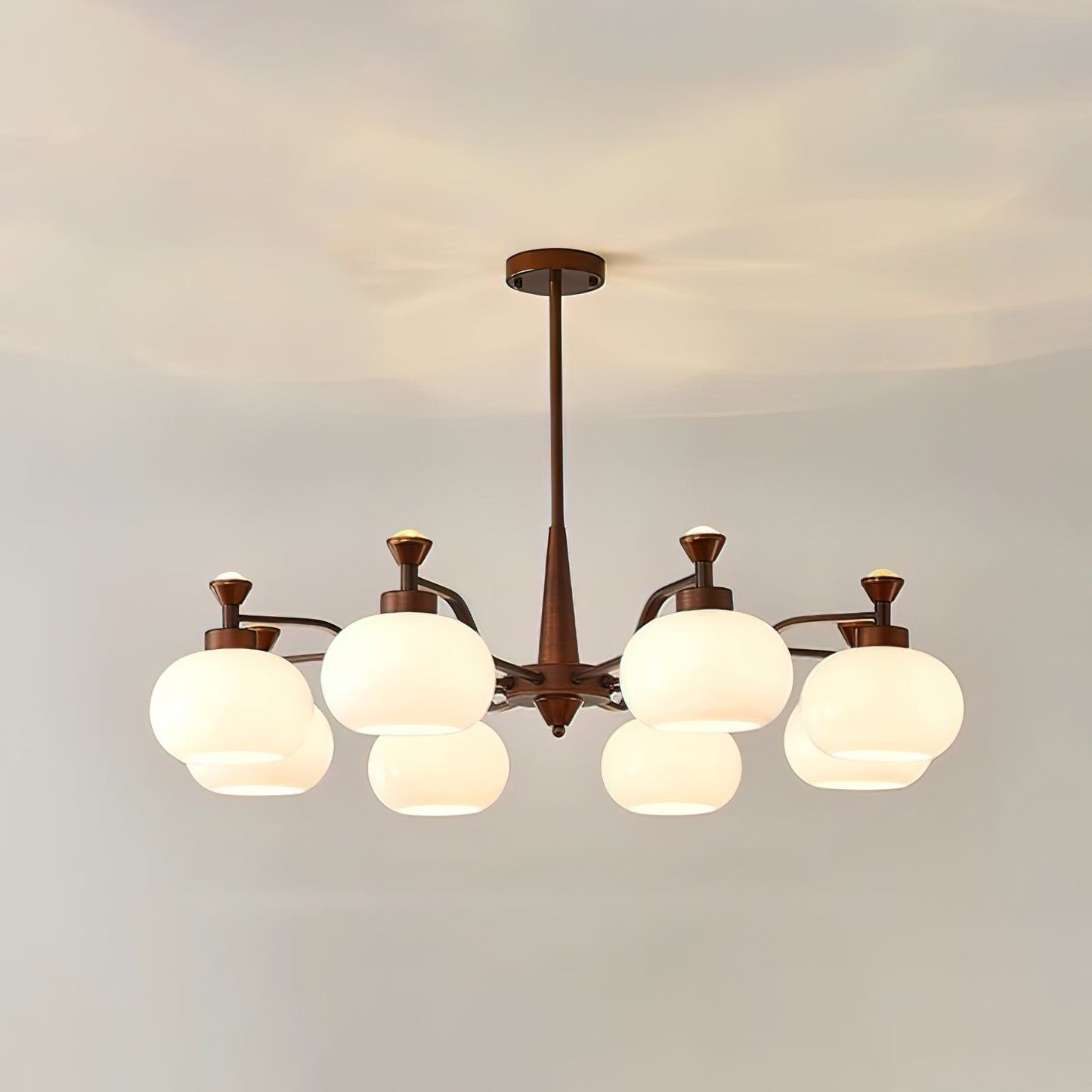 Globe Spotlight Candelabrum Chandelier