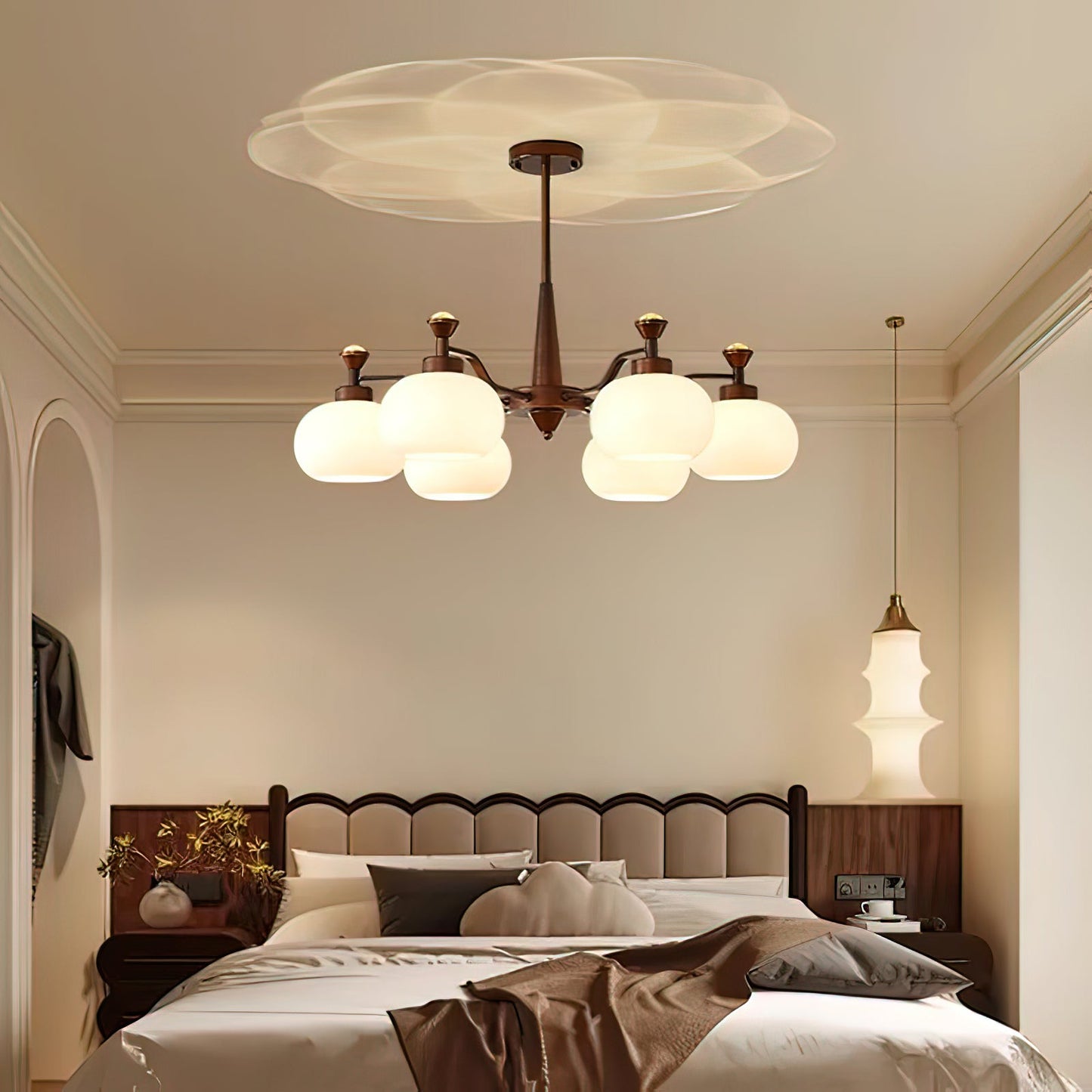 Globe Spotlight Candelabrum Chandelier