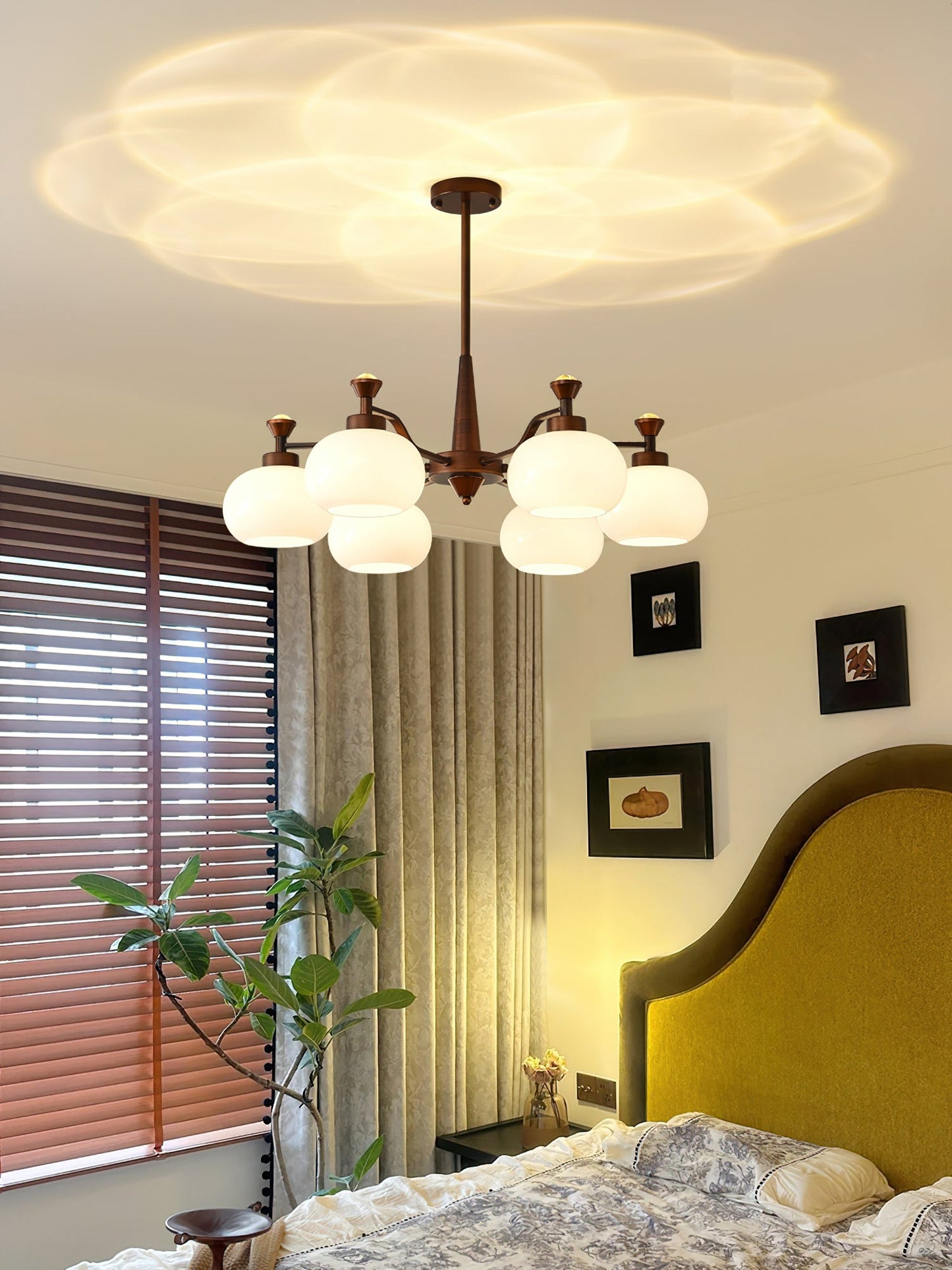 Globe Spotlight Candelabrum Chandelier