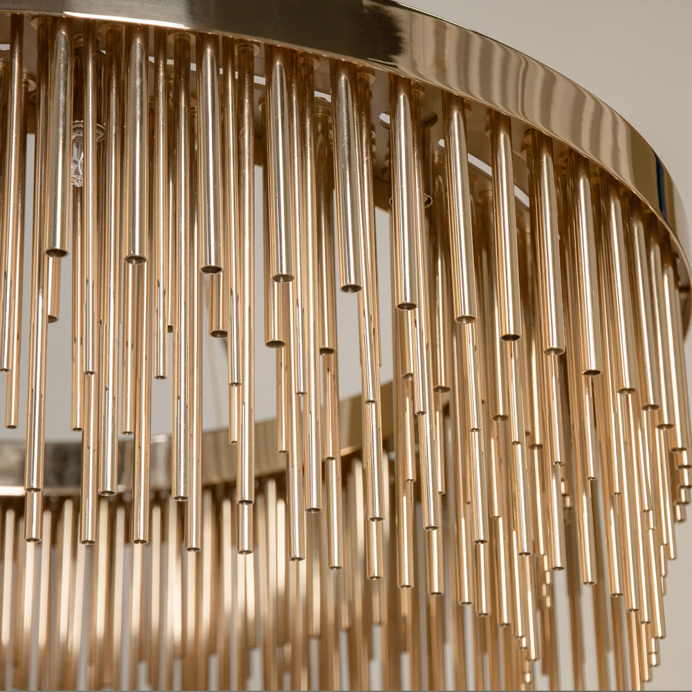 Gold Plated Designer Contemporary Chandelier