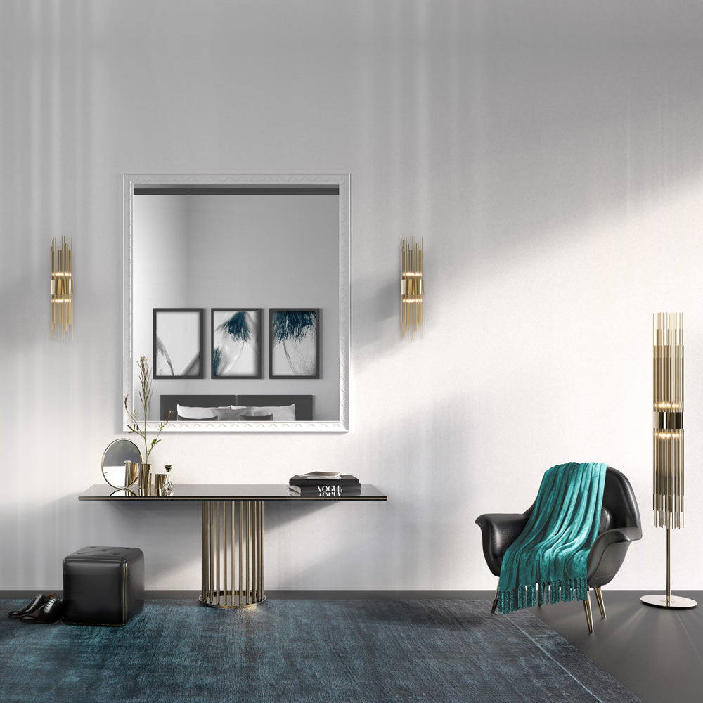 Gold Plated Designer Modern Floor Lamp