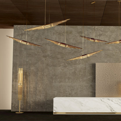 Gold Plated Designer Modern Floor Lamp