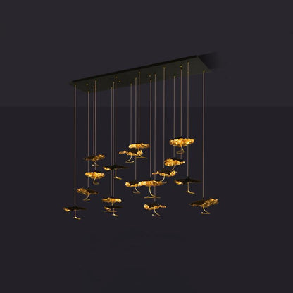 Brass Aviary Constellation Chandelier