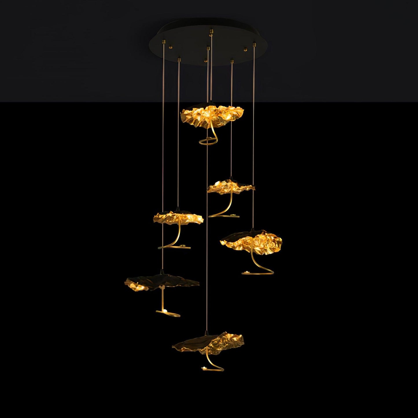 Brass Aviary Constellation Chandelier