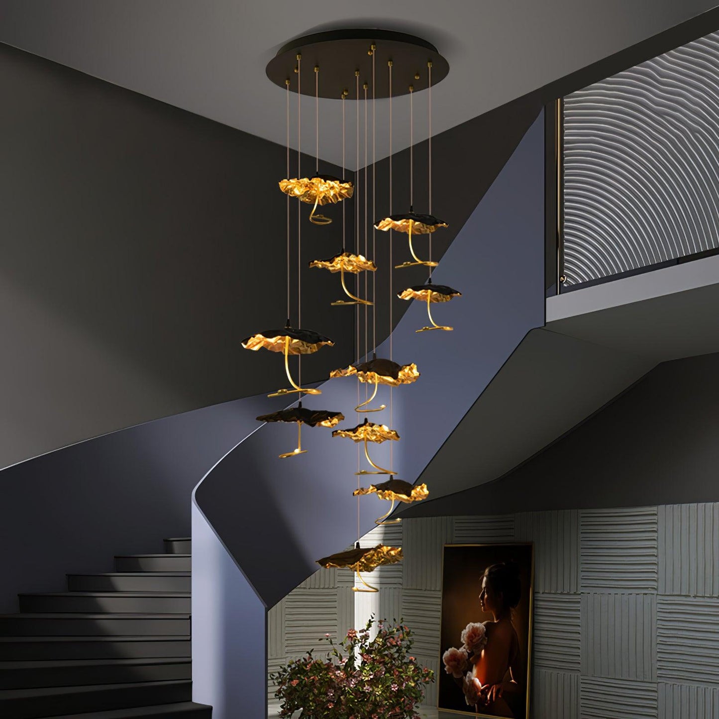 Brass Aviary Constellation Chandelier